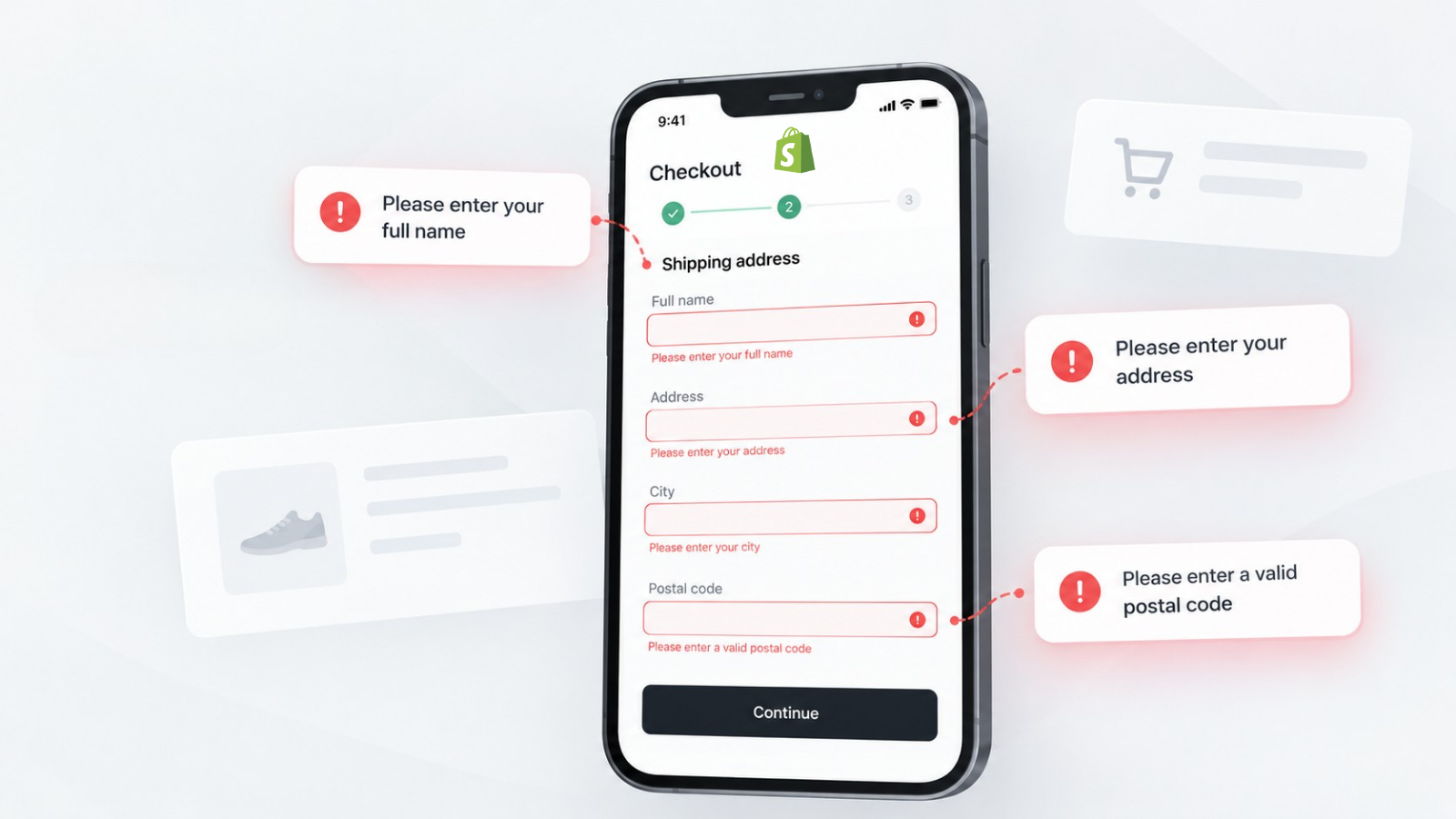 Shopify checkout errors on mobile: Form validation is silently blocking your highest-value customers